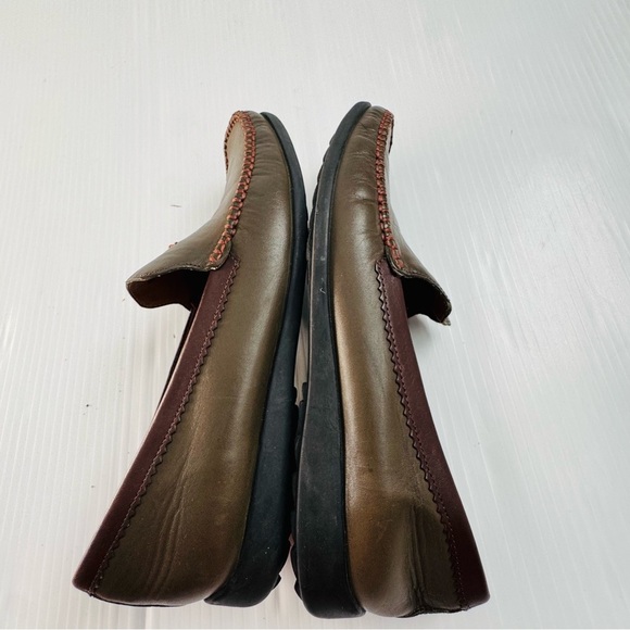 H.S. Trask & Co. Green Leather Loafers - Picture 6 of 11